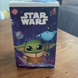 Star Wars Grogu New Opened Box Balloon Cosbi Bobble-Head Collection